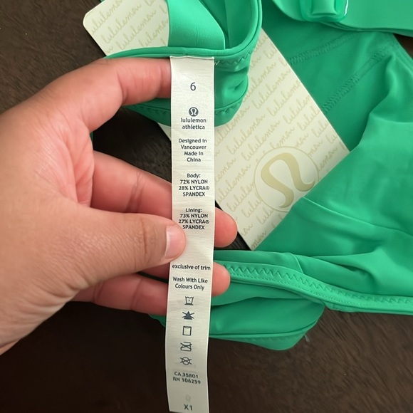 Lululemon Athletica Green Racerback Bikini - Picture 11 of 13